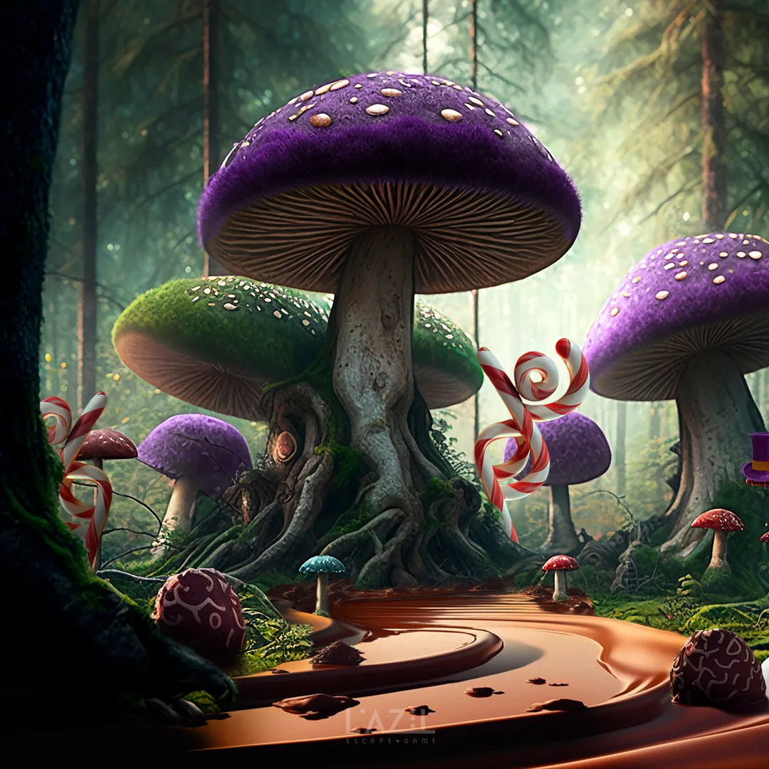 Salle gourmandise : escape game à L'Azil Grasse